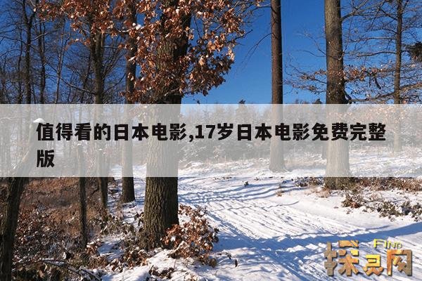值得看的日本电影,17岁日本电影免费完整版