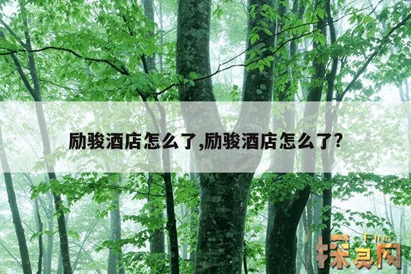 励骏酒店怎么了,励骏酒店怎么了?