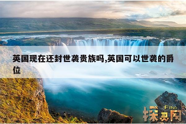 英国现在还封世袭贵族吗,英国可以世袭的爵位