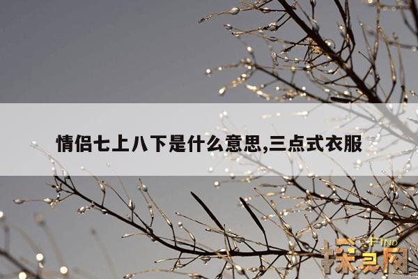 情侣七上八下是什么意思,三点式衣服