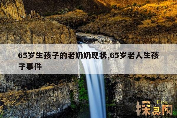 65岁生孩子的老奶奶现状,65岁老人生孩子事件